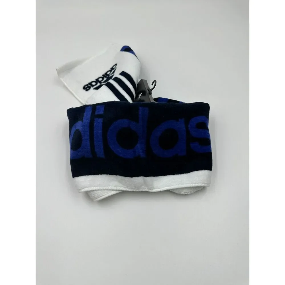 adidas Hand Towel Three Stripes Brand Dual Face 100% Cotton Japan Towel NWT